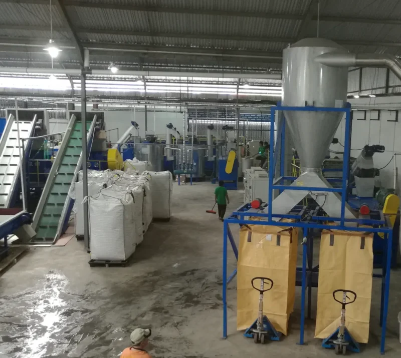 1000-1500 kg/h PET Bottle Washing Recycling Line