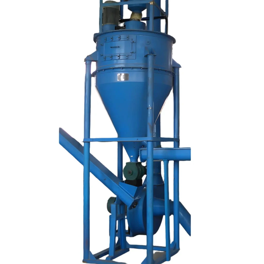 Industrial blue cyclone dust collector machine