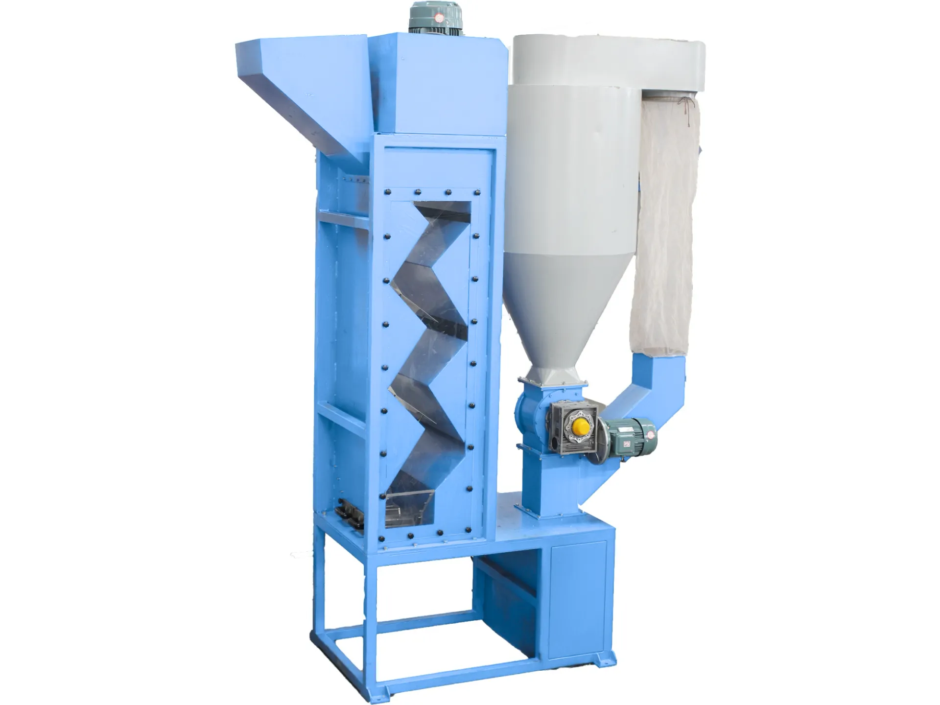 Zig-Zag Air Classifier: Precision Sorting for Plastic Recycling