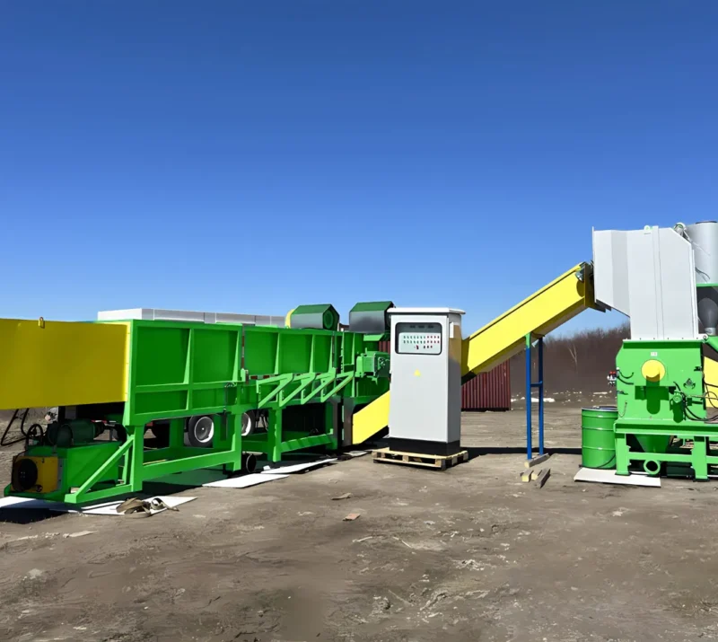 Mobile Pipe Shredder