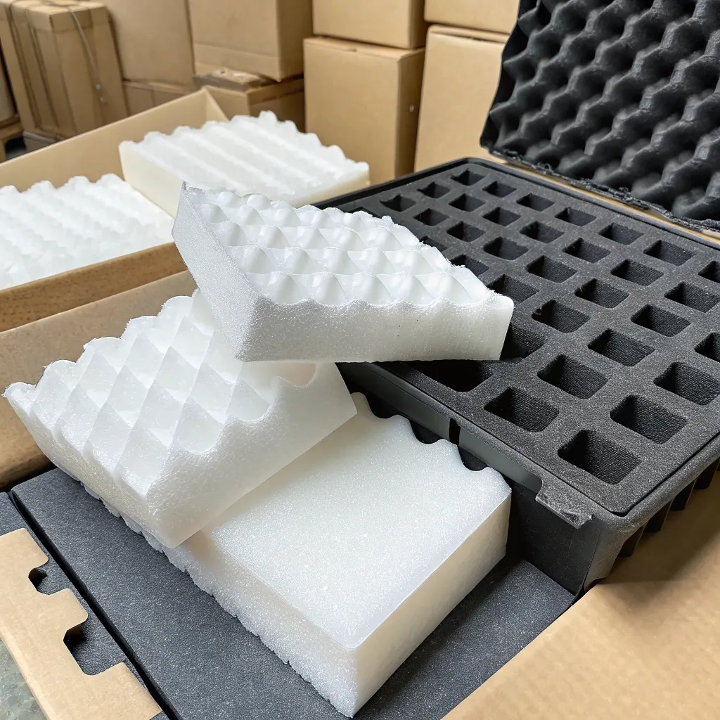 Foam is widely used in packaging to protect goods during shipping. 