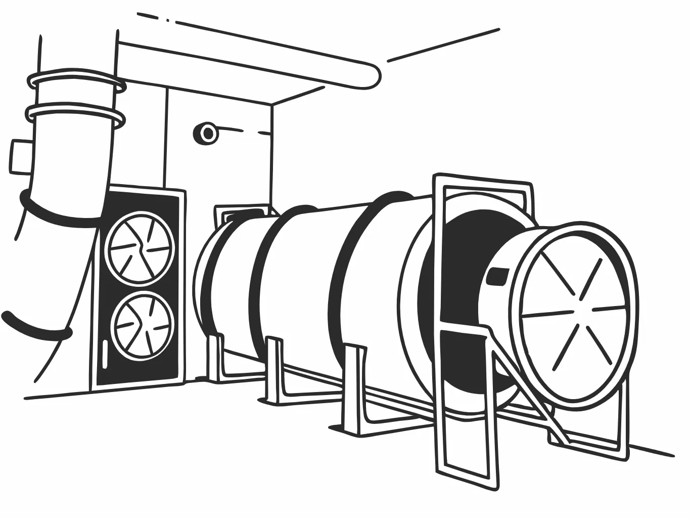 Discover the energy input differences between mechanical centrifugal dryers and air drying.