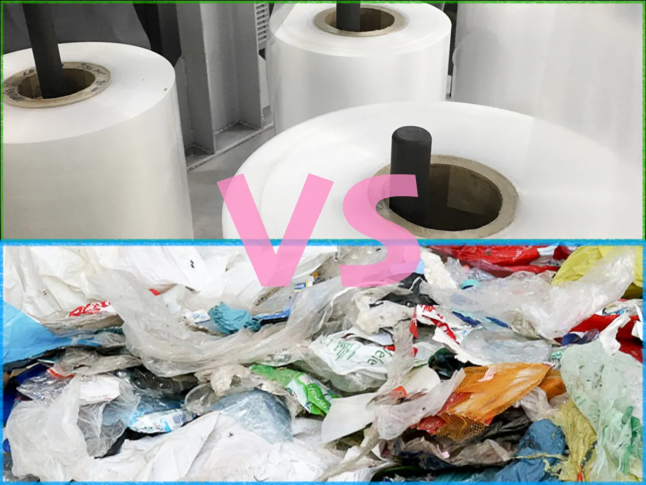 Plastica post-industriale e plastica post-consumo