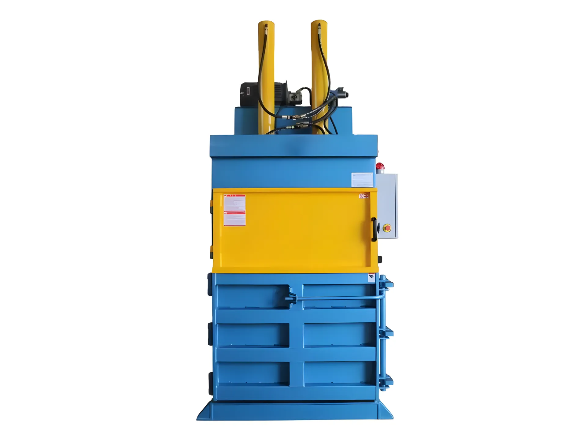 Industrial Cardboard Baler Automatic Ejection, Dual Cylinders